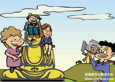 提醒游客文明参观柬埔寨吴哥古迹 提醒游客文明参观柬埔寨吴哥古迹