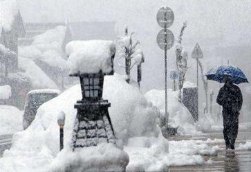 韩国济州岛遭暴雪提醒注意安全 韩国济州岛遭暴雪提醒注意安全