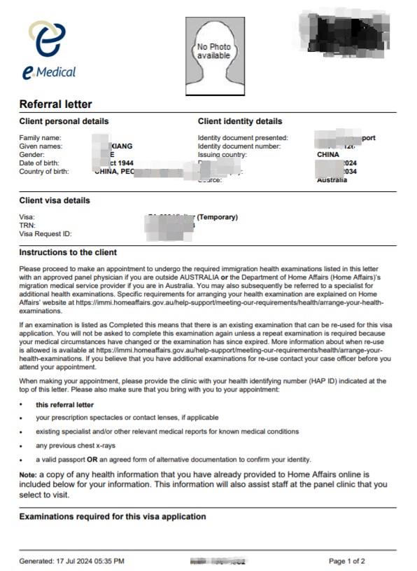 体检通知信 体检通知信