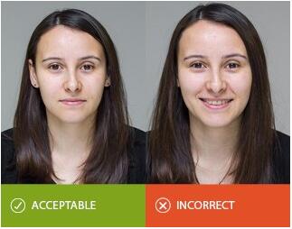 不要微笑或皱眉