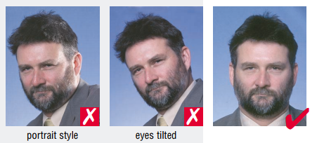 希腊签证照片要求4