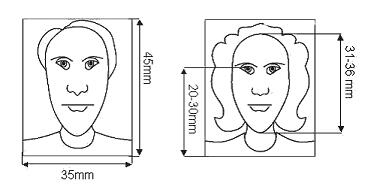 奥地利签证照片要求