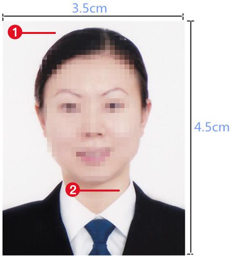 缅甸签证照片模板