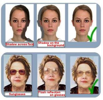 巴西签证照片尺寸