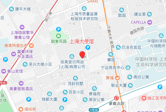 波兰驻上海大使馆地址