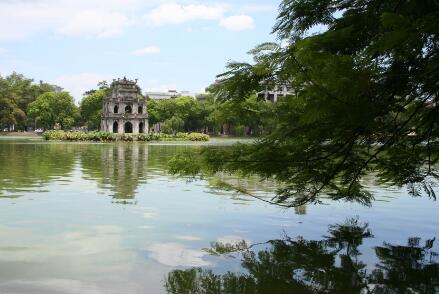 越南河内还剑湖 越南河内还剑湖