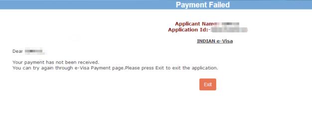 付款失败 付款失败