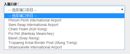 柬埔寨电子签证申请表中入境口岸填写错误怎么办? 柬埔寨电子签证申请表中入境口岸填写错误怎么办?