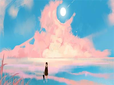 1631953448424405.jpg 摄图网_400062288_粉色晚霞等待的少女插画(企业商用).jpg