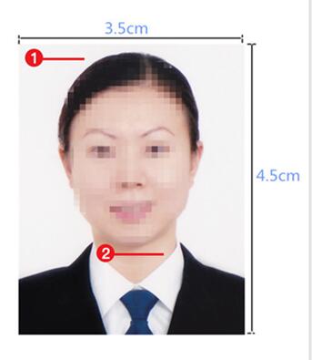 英国签证材料照片模板