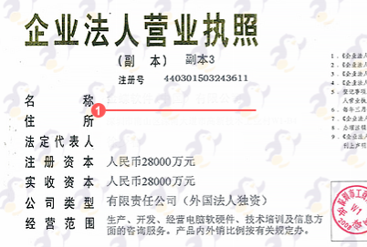 埃及签证营业执照模板 埃及签证营业执照模板