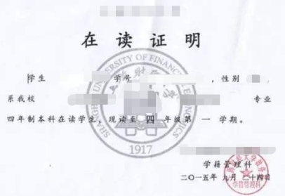 埃及签证在校证明模板