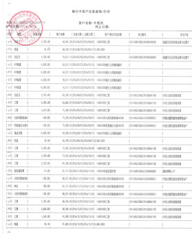 捷克签证银行流水单模板 捷克签证银行流水单模板