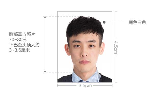 奥地利签证照片模板
