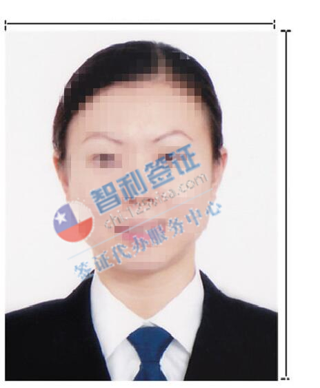 智利签证照片材料模板